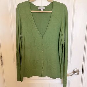 Caslon Womens Button Down Cardigan